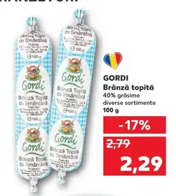 Kaufland GORDI Brânză topită Ofertă