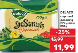 Kaufland DELACO caşcaval desenvis Ofertă