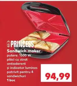 Kaufland Sandwich maker PRINCESS Ofertă