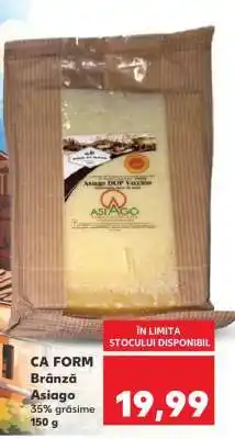 Kaufland Brânză Asiago Ofertă