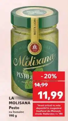 Kaufland LA MOLISANA Pesto cu busuioc 190 g Ofertă
