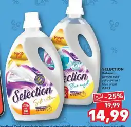 Kaufland SELECTION Balsam pentru rufe soft cotton / blue angel 2,45 l Ofertă