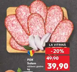 Kaufland FOX Salam Ofertă