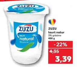 Kaufland ZUZU Iaurt natur Ofertă