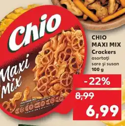 Kaufland CHIO MAXI MIX Crackers asortaţi sare şi susan Ofertă