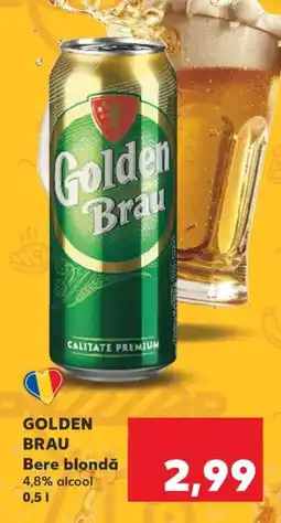 Kaufland GOLDEN BRAU Bere blondă Ofertă