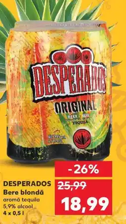 Kaufland DESPERADOS Bere blondă Ofertă