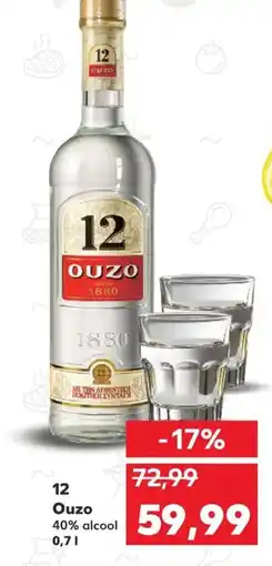 Kaufland 12 Ouzo Ofertă
