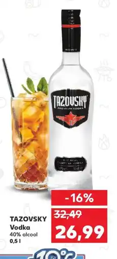 Kaufland TAZOVSKY Vodka Ofertă