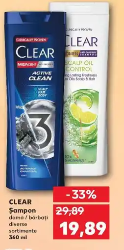 Kaufland CLEAR Șampon Ofertă