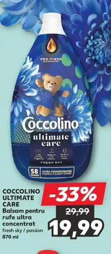 Kaufland COCCOLINO Ultimate care Balsam pentru rufe ultra concentrat Ofertă