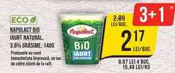 Mega Image Napolact bio iaurt natural Ofertă