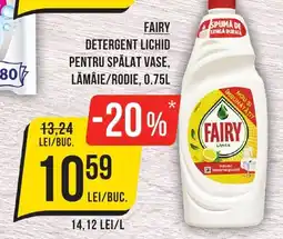 Mega Image FAIRY Detergent lichid pentru spălat vase, lămâie/rodie Ofertă