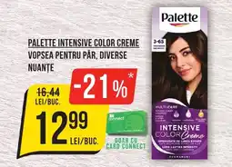 Palette intensive color creme vopsea pentru păr, diverse nuanţe