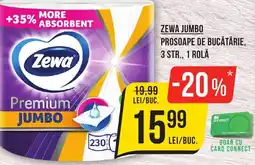 Mega Image Zewa jumbo prosoape de bucătărie Ofertă