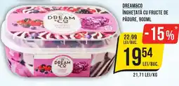 Mega Image Dream&co înghețată cu fructe de pădure Ofertă