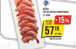 Mega Image Defish cozi de creveţi argentinieni, l2 Ofertă