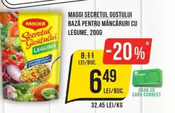 Mega Image Maggi secretul gustului bază pentru mâncăruri cu legume Ofertă