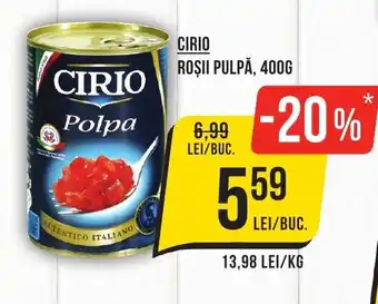 Mega Image Cirio roşii pulpa Ofertă