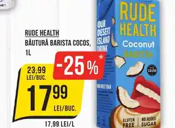 Mega Image Rude health băutură barista cocos Ofertă