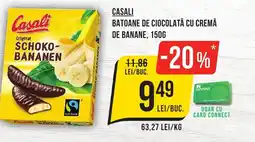 Mega Image Casali batoane de ciocolată cu cremă de banane Ofertă