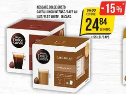 Mega Image Nescafe dolce gusto cafea lungo intenso/cafe au lait/flat white Ofertă