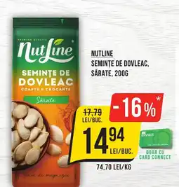 Mega Image Nutline seminţe de dovleac, sărate Ofertă