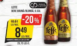 Mega Image Leffe bere brună/blondă Ofertă