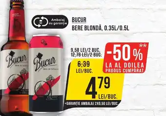 Mega Image Bucur bere blondă Ofertă