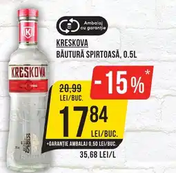 Mega Image Kreskova băutură spirtoasă Ofertă