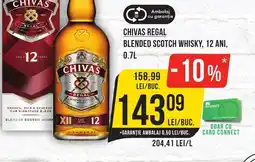 Mega Image Chivas regal blended scotch whisky, 12 ani Ofertă