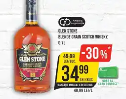 Mega Image Glen stone blende grain scotch whisky Ofertă