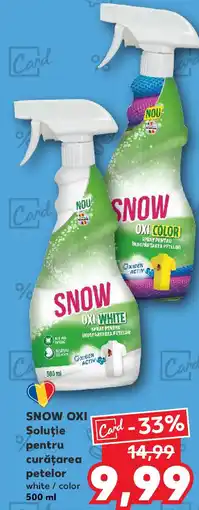 Kaufland SNOW Oxi Soluţie pentru Ofertă