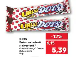 Kaufland Dots Baton cu brânză şi ciocolată Ofertă