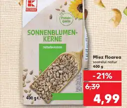 Kaufland Miez floarea soarelui natur Ofertă