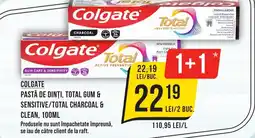 Mega Image Colgate pastă de dinţi, total gum & sensitive/total charcoal & clean Ofertă