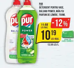 Mega Image PUR Detergent pentru vase, balsam/power, mår/cu parfum de lămâie Ofertă