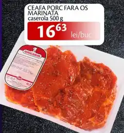 Unicarm Ceafa porc fara os marinata caserola Ofertă