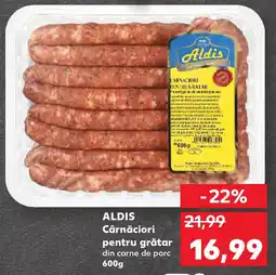 Kaufland ALDIS Cârnăciori pentru grătar Ofertă