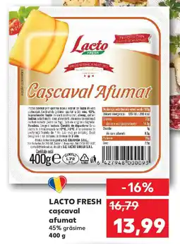 Kaufland LACTO FRESH caşcaval afumat Ofertă
