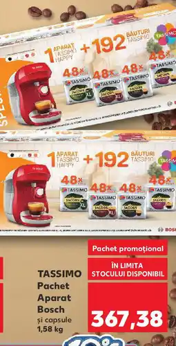 Kaufland TASSIMO Pachet Aparat Bosch Ofertă