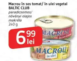Supeco Macrou în sos tomat/ în ulei vegetal BALTIC CLUB Ofertă