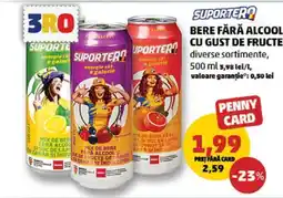 Penny SUPORTERĂ BERE FĂRĂ ALCOOL CU GUST DE FRUCTE Ofertă