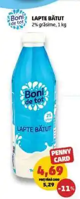 Penny Lapte Bătut Boni de tot Ofertă