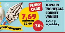 Penny Topgun Înghețată Cornet Vanilie Ofertă