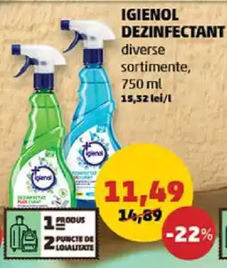 Penny IGIENOL Dezinfectant Ofertă