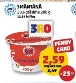 Penny Smântână Ofertă
