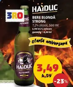 Penny Haiduc Bere Blondă Strong Ofertă
