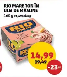 Penny RIO MARE TON ÎN ULEI DE MĂSLINE Ofertă