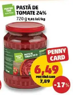 Penny Pastă de Tomate 24% Ofertă